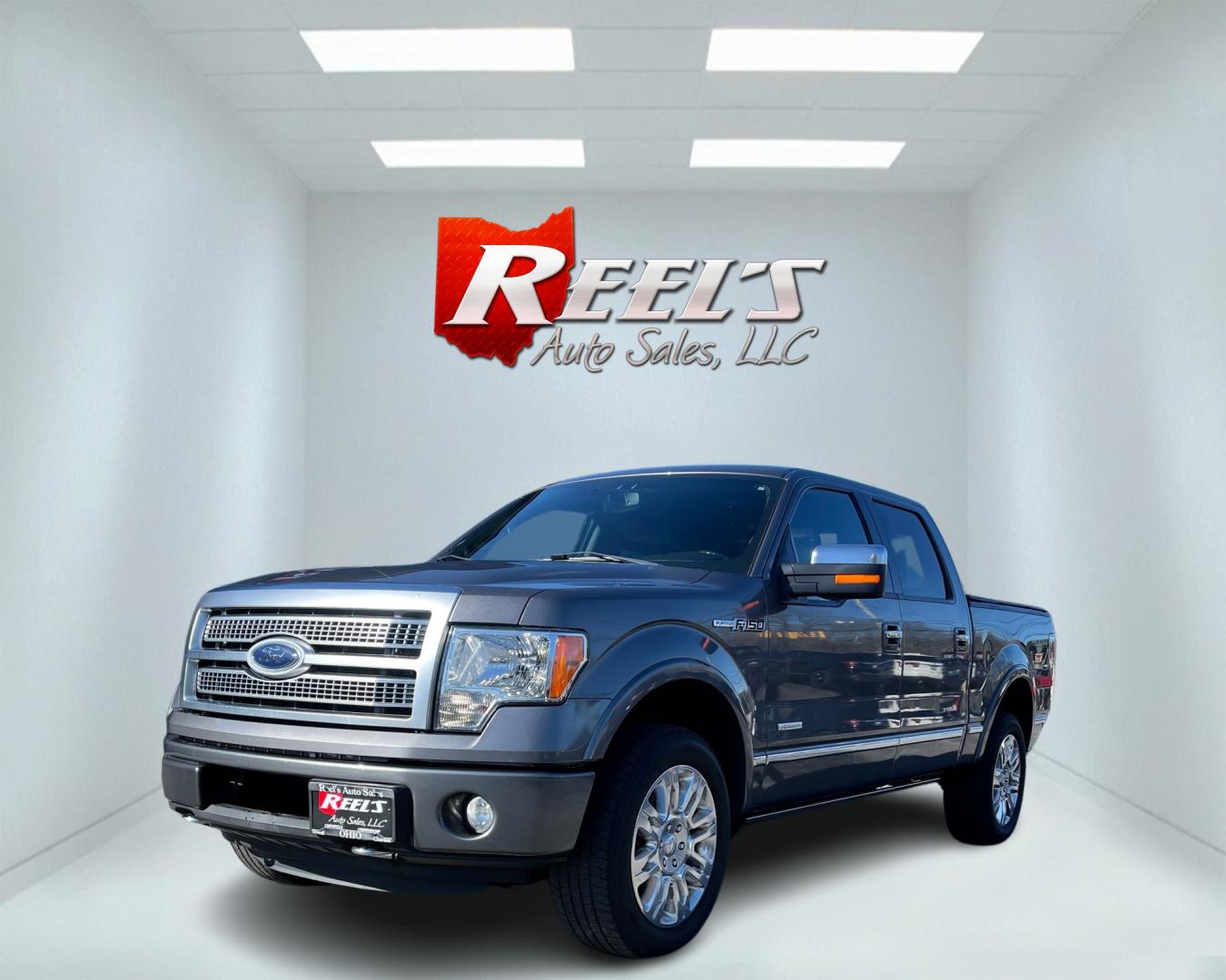 2012 Gray /Brown Ford F-150 Platinum Crew Cab 4WD (1FTFW1ET3CF) with an 3.5L V6 DOHC 24V TWIN TURBO engine, 6-Speed Automatic transmission, located at 11115 Chardon Rd. , Chardon, OH, 44024, (440) 214-9705, 41.580246, -81.241943 - Photo#0